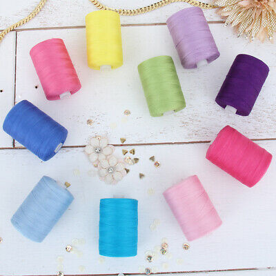 100% Cotton Quilting Sewing Thread 1000m By The Spool -  50 Colors Available